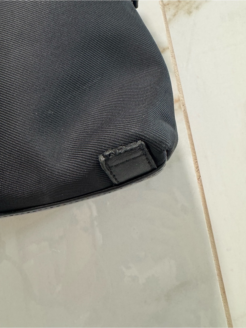 Coach Mercer 7404 Black Nylon Leather Trim Backpack Purse One Strap Missing Read - Picture 5 of 16